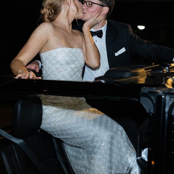 ROTATE Embellished Strapless Maxi Dress - Picture 4 of 6